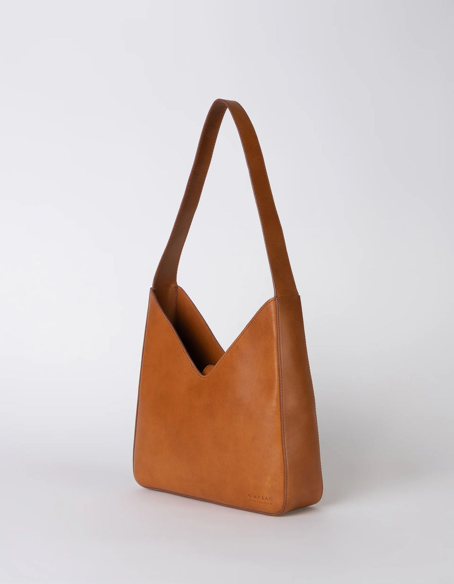 VICKY bag cognac classic leather