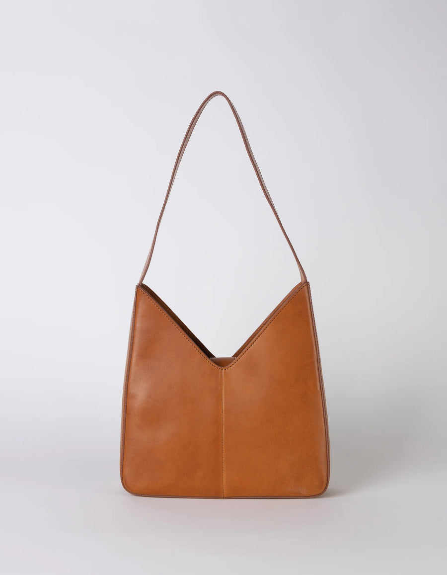 VICKY bag cognac classic leather